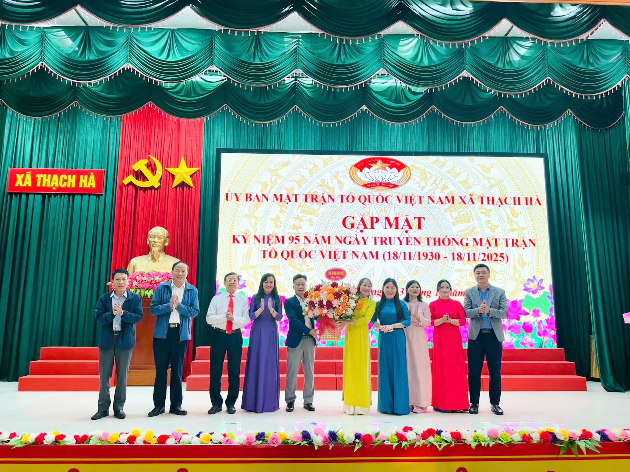 Xã Thạch Hà tổ chức gặp mặt kỷ niệm 95 năm ngày truyền thống Mặt trận Tổ quốc Việt Nam (18/11/1930 – 18/11/2025) 