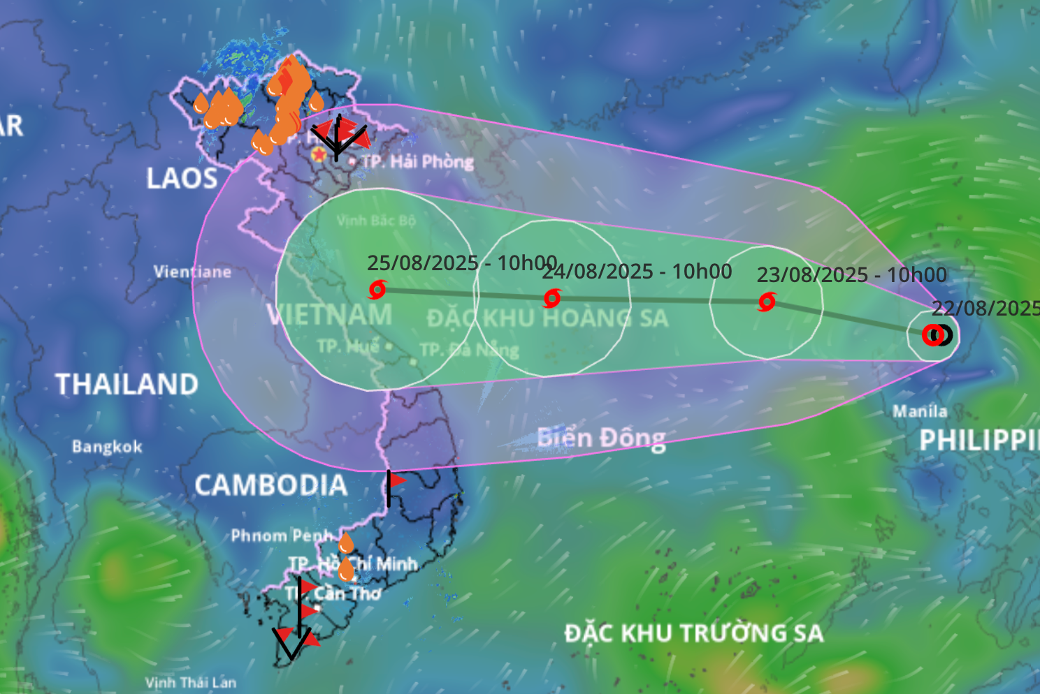 CẬP NHẬT DỰ BÁO BÃO SỐ 5