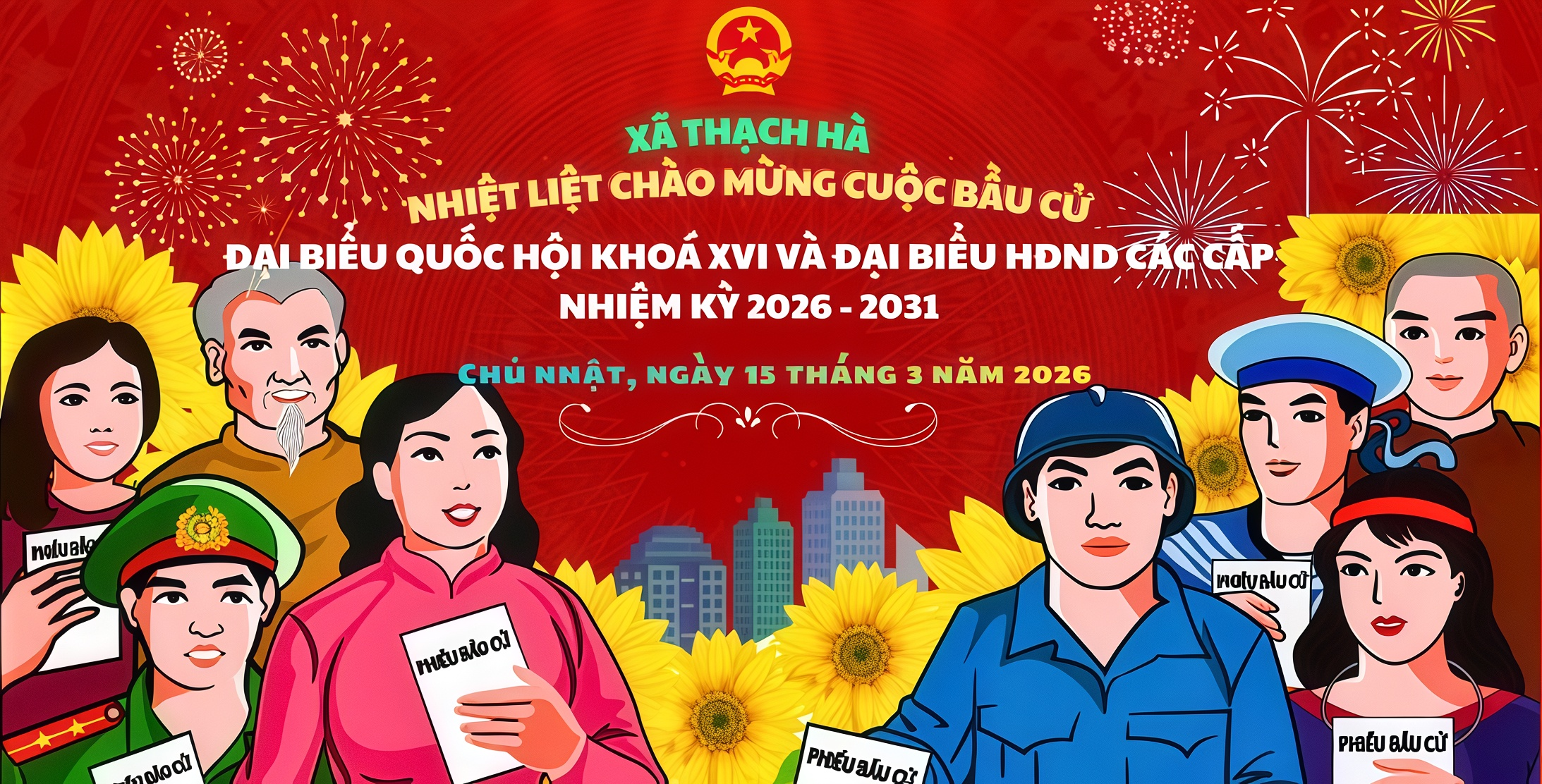 Danh sách và thông tin tóm tắt của những người ứng cử đại biểu HĐND tỉnh khóa XIX bầu tại xã Thạch Hà