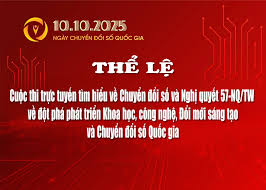 Thể lệ Cuộc thi trực tuyến “Tìm hiểu Nghị quyết số 57-NQ/TW của Bộ Chính trị"