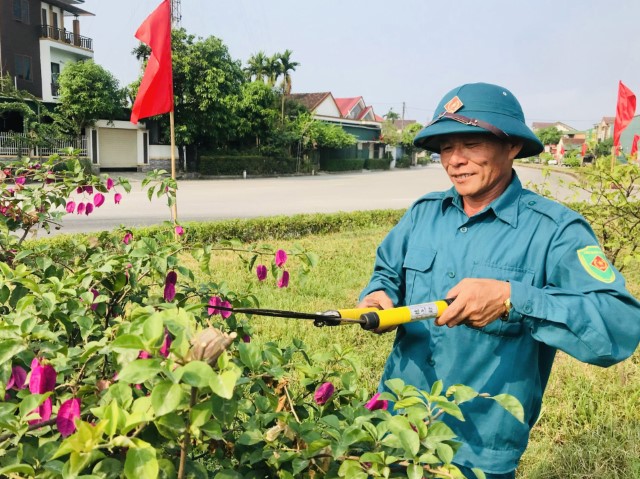 Thôn đội trưởng điển hình trong phong trào thi đua quyết thắng