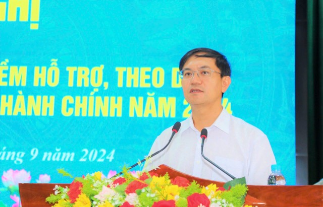 Hội nghị Tập huấn sử dụng phần mềm hỗ trợ, theo dõi, đánh giá công tác CCHC năm 2024 