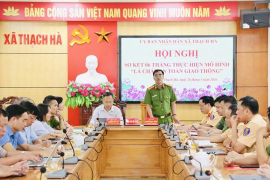 Thạch Hà sơ kết 6 tháng triển khai mô hình “Lá chắn an toàn giao thông”