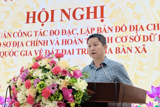 Thạch Hà tập huấn công tác đo đạc, lập bản đồ và xây dựng cơ sở dữ liệu đất đai