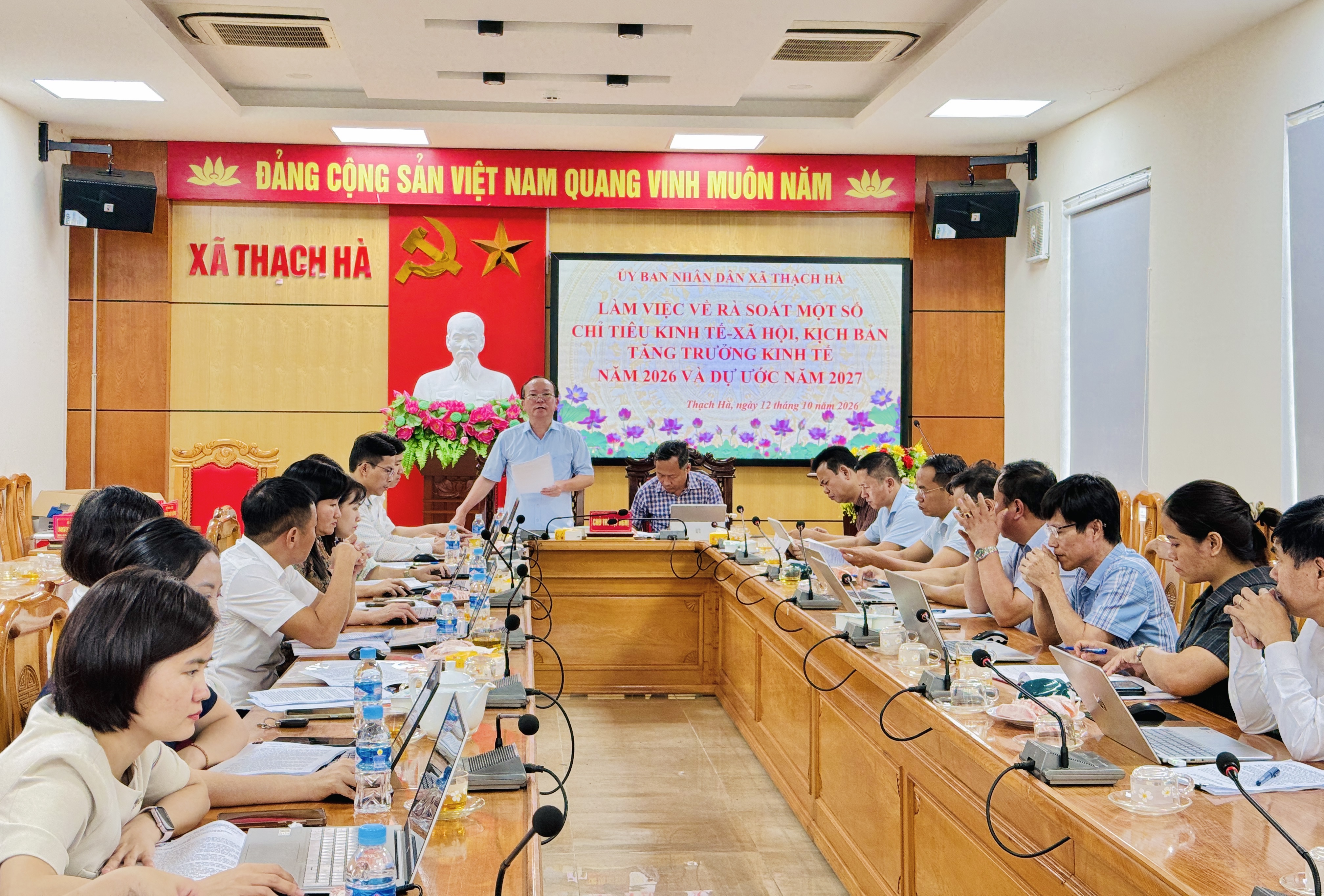 Thạch Hà rà soát các chỉ tiêu, tập trung giải pháp tăng trưởng kinh tế những tháng cuối năm