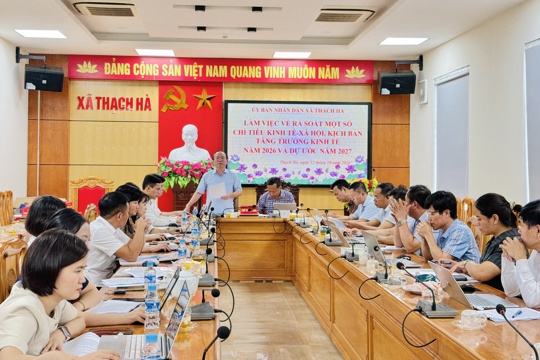 Thạch Hà rà soát các chỉ tiêu, tập trung giải pháp tăng trưởng kinh tế những tháng cuối năm