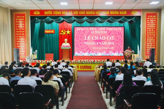 Chào cờ đầu tháng 8, triển khai nhiệm vụ trọng tâm tháng 