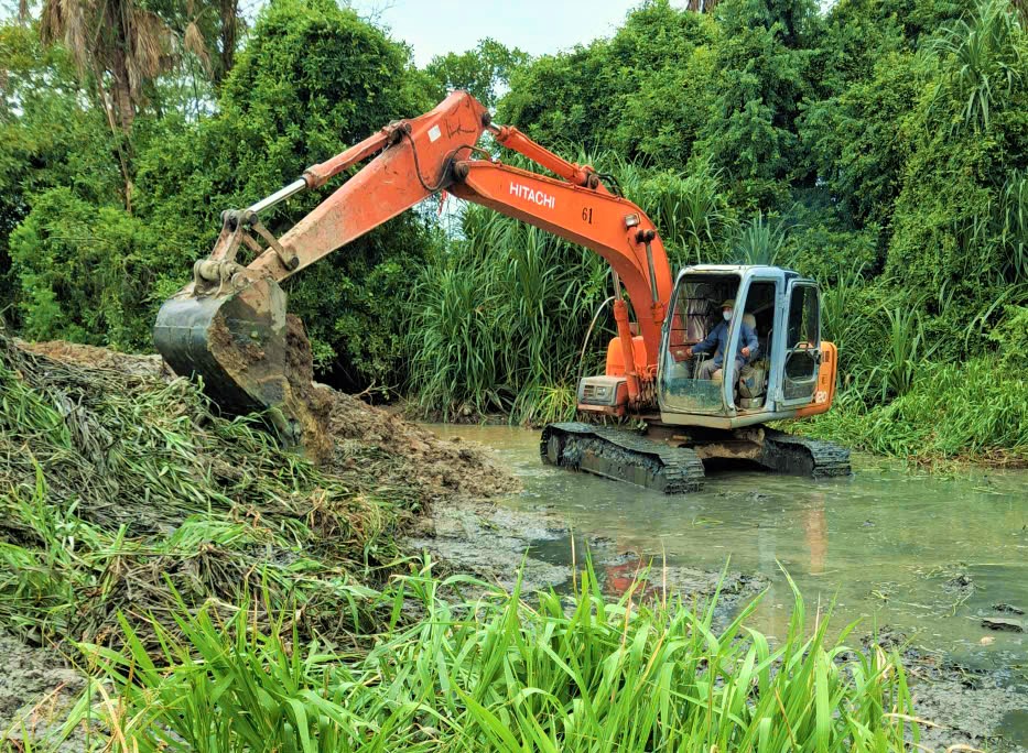 Thạch Hà chủ động khơi thông dòng chảy, sẵn sàng ứng phó mùa mưa bão