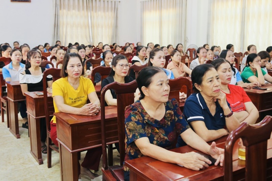 Xã Thạch Hà thiết thực nâng cao năng lực, trang bị kỹ năng cho cán bộ hội viên Hội phụ nữ