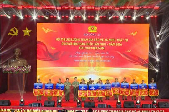 Xã Thạch Hà đại diện đội tuyển Hà Tĩnh giành giải B tại Hội thi lực lượng tham gia bảo vệ an ninh, trật tự ở cơ sở giỏi toàn quốc khu vực phía Nam