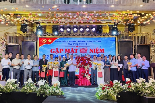 Xã Thạch Hà gặp mặt, tôn vinh các doanh nghiệp tiêu biểu nhân Ngày Doanh nhân Việt Nam 13/10 