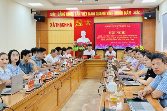Thạch Hà góp ý Quy hoạch chung đô thị Hà Tĩnh đến năm 2050