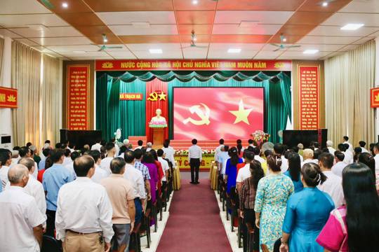 Thạch Hà tổ chức lễ chào cờ đầu tháng 6 năm 2026