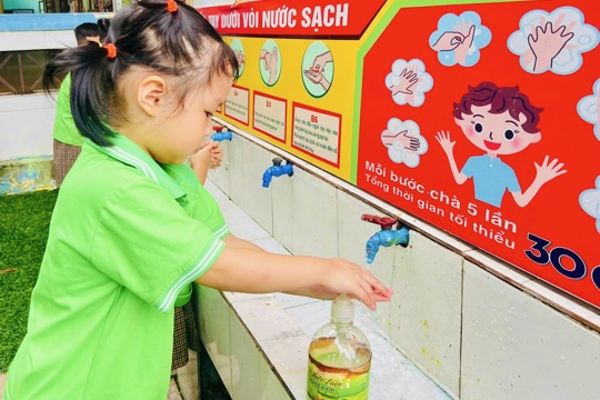 Thạch Hà giữ trọn môi trường an toàn cho trẻ mầm non trong mùa cao điểm dịch bệnh và thời tiết nắng nóng