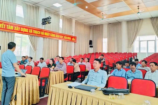 Thạch Hà chủ động triển khai đồng bộ giải pháp sản xuất và phòng, chống hạn vụ Hè Thu 2026