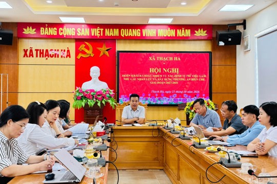Thạch Hà rà soát vị trí việc làm, xây dựng phương án biên chế giai đoạn 2027 - 2031 