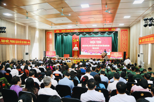 Khai mạc hội thi báo cáo viên, tuyên truyền viên giỏi tỉnh Hà Tĩnh năm 2026 – cụm thi số 02
