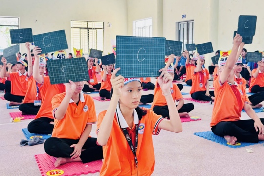 Sôi nổi Hội thi “Rung chuông vàng” chào mừng 85 năm Ngày thành lập Đội TNTP Hồ Chí Minh tại Trường THCS Long Sơn 