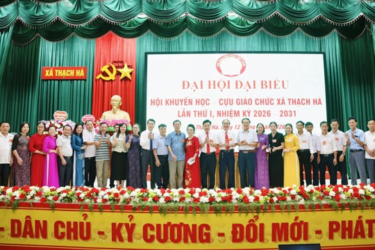 Đại hội Hội Khuyến học - Cựu giáo chức xã Thạch Hà lần thứ I: Kết nối tâm huyết, vun đắp tương lai