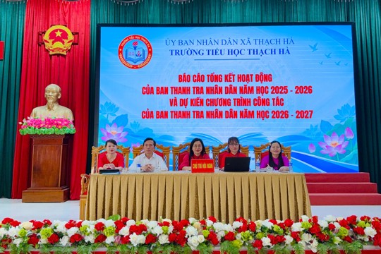 Trường Tiểu học Thạch Hà tổ chức Hội nghị viên chức, người lao động năm học 2026 - 2027
