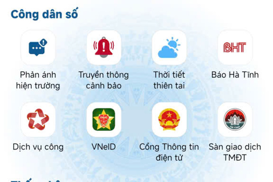 “i-HaTinh” –  Ứng dụng công dân số mà mọi người dân Hà Tĩnh nhất định phải có trên điện thoại!