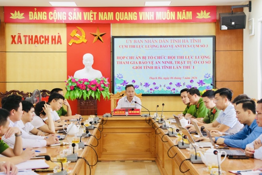 Chủ động phối hợp chặt chẽ, chuẩn bị chu đáo các điều kiện tổ chức thành công Hội thi lực lượng tham gia bảo vệ an ninh, trật tự ở cơ sở Cụm số 3 