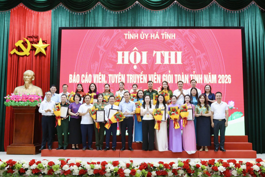 Bế mạc hội thi báo cáo viên, tuyên truyền viên giỏi toàn tỉnh năm 2026 – cụm số 02