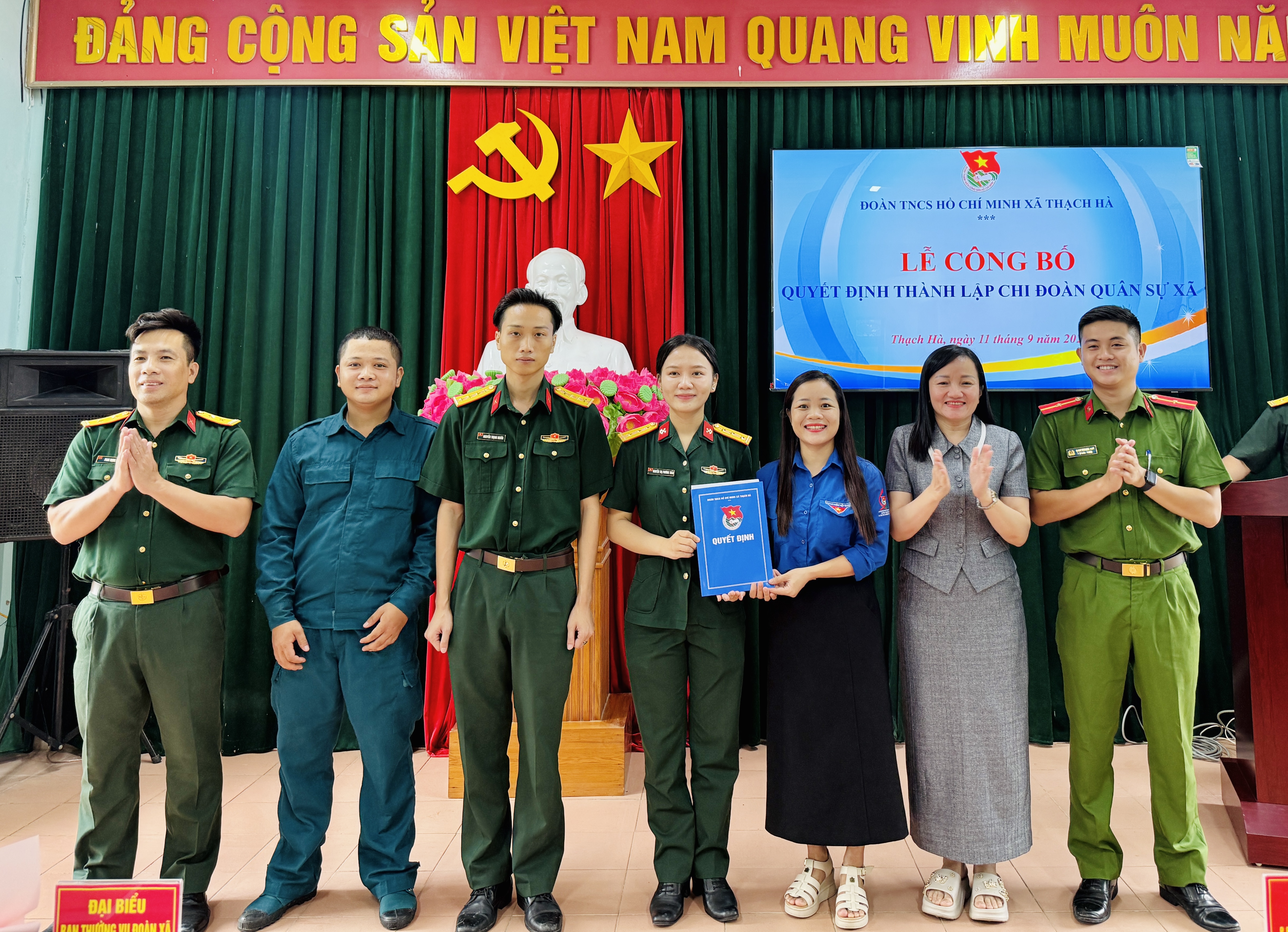 Thành lập Chi đoàn Quân sự xã Thạch Hà