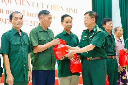Hội Cựu chiến binh xã Thạch Hà gặp mặt, tri ân và trao 146 suất quà nhân kỷ niệm Ngày Thương binh - Liệt sĩ