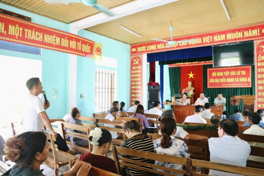 Thạch Hà tổ chức tiếp xúc cử tri trước kỳ họp thường kỳ giữa năm 2026 HĐND xã khóa II