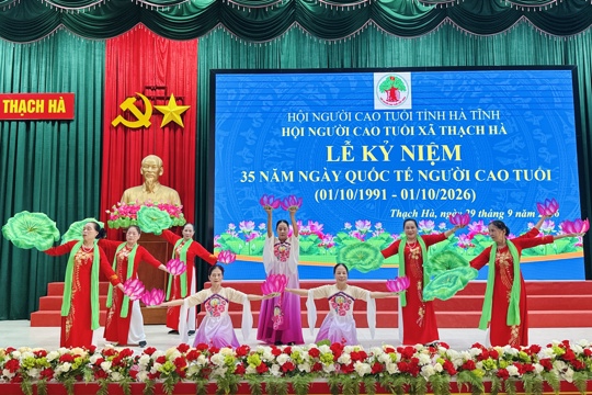 Thạch Hà sôi nổi các hoạt động chào mừng Ngày Quốc tế Người cao tuổi 1/10