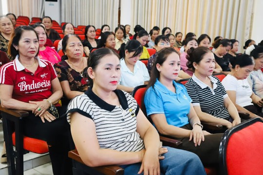 Hơn 150 hội viên phụ nữ xã Thạch Hà được tập huấn nghiệp vụ công tác hội năm 2026