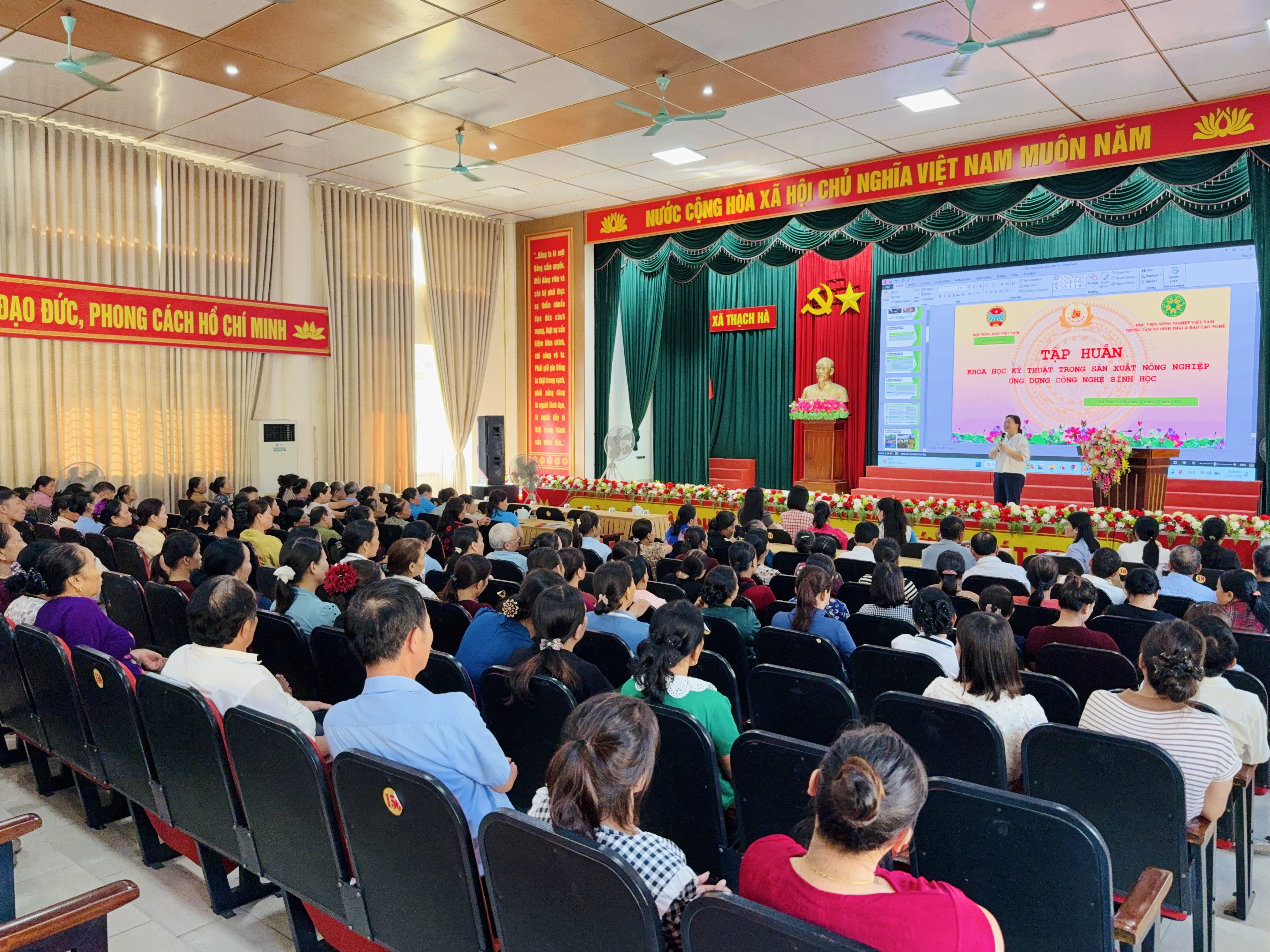Thạch Hà tập huấn kỹ thuật bảo vệ môi trường, hướng đến sản xuất nông nghiệp hữu cơ, sinh thái