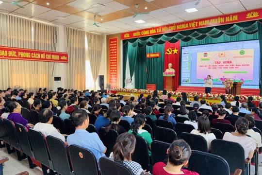 Thạch Hà tập huấn kỹ thuật bảo vệ môi trường, hướng đến sản xuất nông nghiệp hữu cơ, sinh thái 