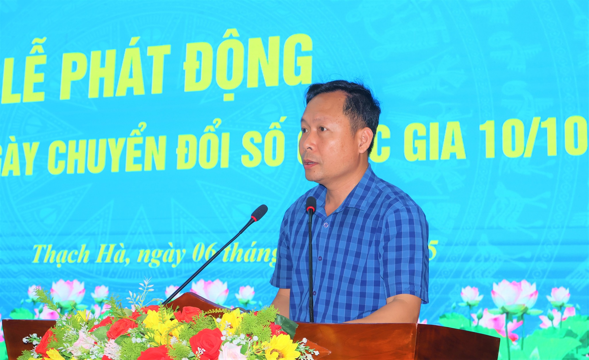 Thạch Hà phát động hưởng ứng ngày Chuyển đổi số Quốc gia 10/10 